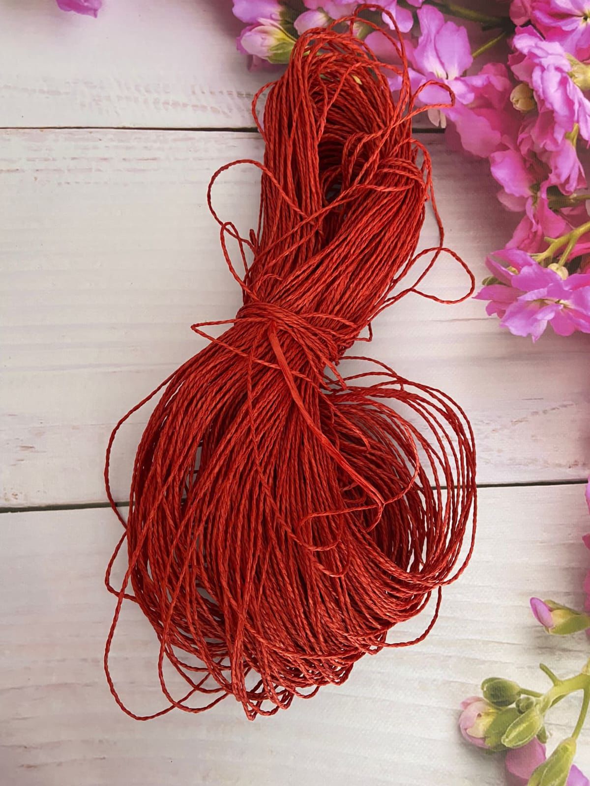 KAĞIT İP KIRMIZI 164 Gram