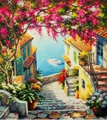 Hı Stone 5d Elmas Boncuk Taş Işleme Mozaik Goblen Kit 50x40cm