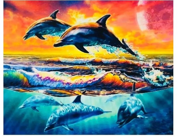 Hı Stone 5d Elmas Boncuk Taş Işleme Mozaik Goblen Kit 50x40cm