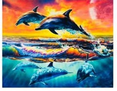 Hı Stone 5d Elmas Boncuk Taş Işleme Mozaik Goblen Kit 50x40cm