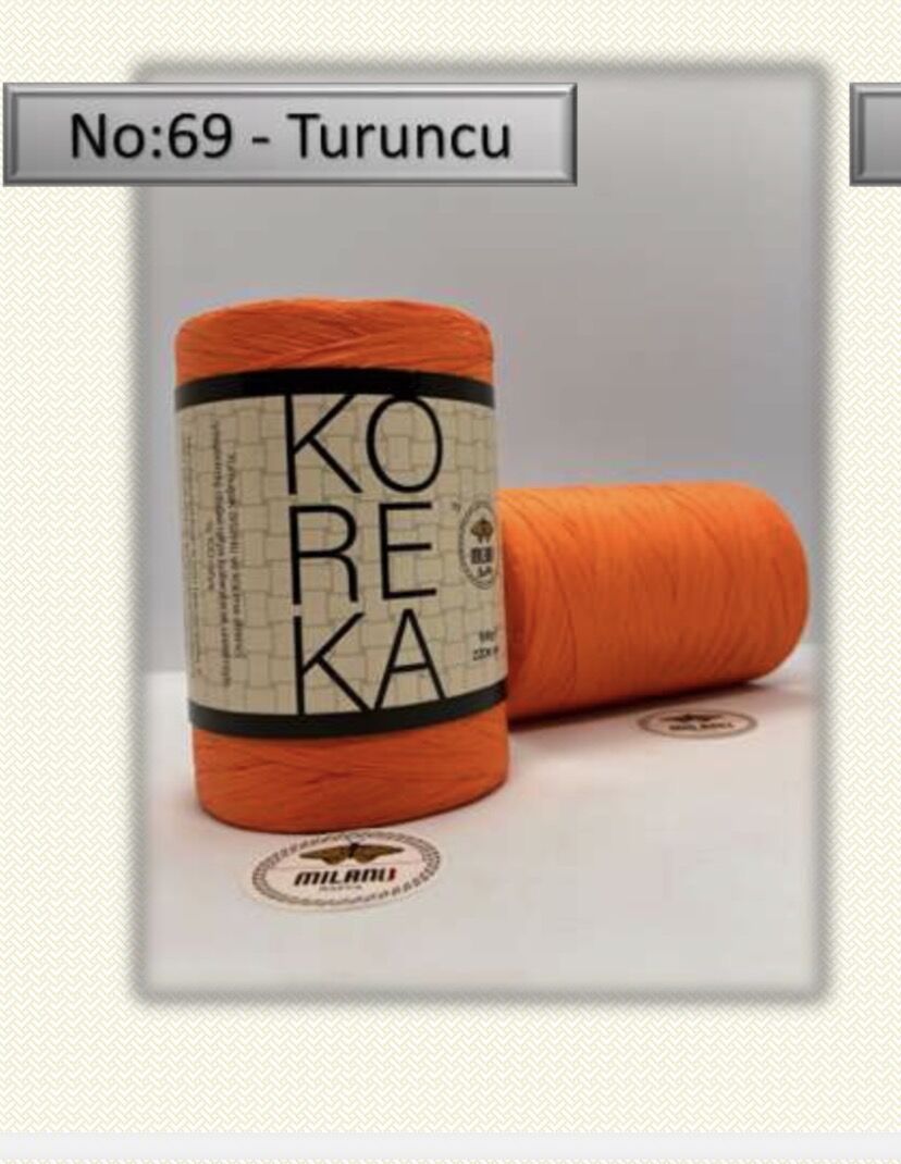 KOREKA RAFYA  No:69 Turuncu