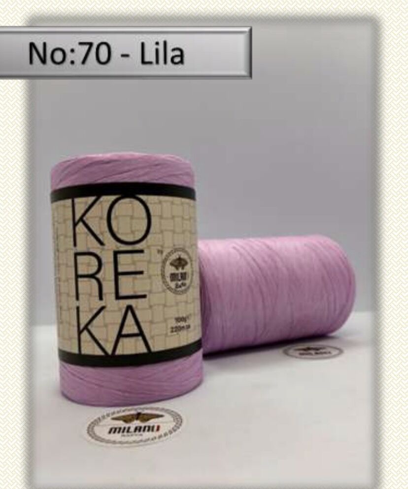 KOREKA RAFYA  No: 70 Lila