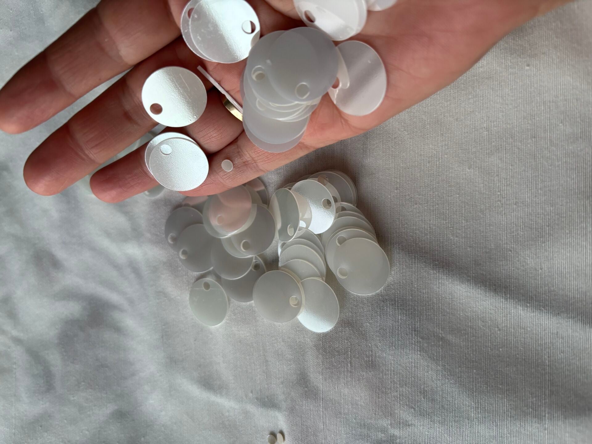Çanta Supla Pulları 20 mm (2 cm) Beyaz