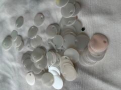 Çanta Supla Pulları 20 mm (2 cm) Beyaz