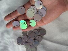 Çanta Supla Pulları 20 mm (2 cm) Fosforlu Beyaz