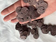 Simli Çanta Supla Pulları 20 mm (2 cm) Kahverengi