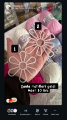 Çanta motif kalıpları