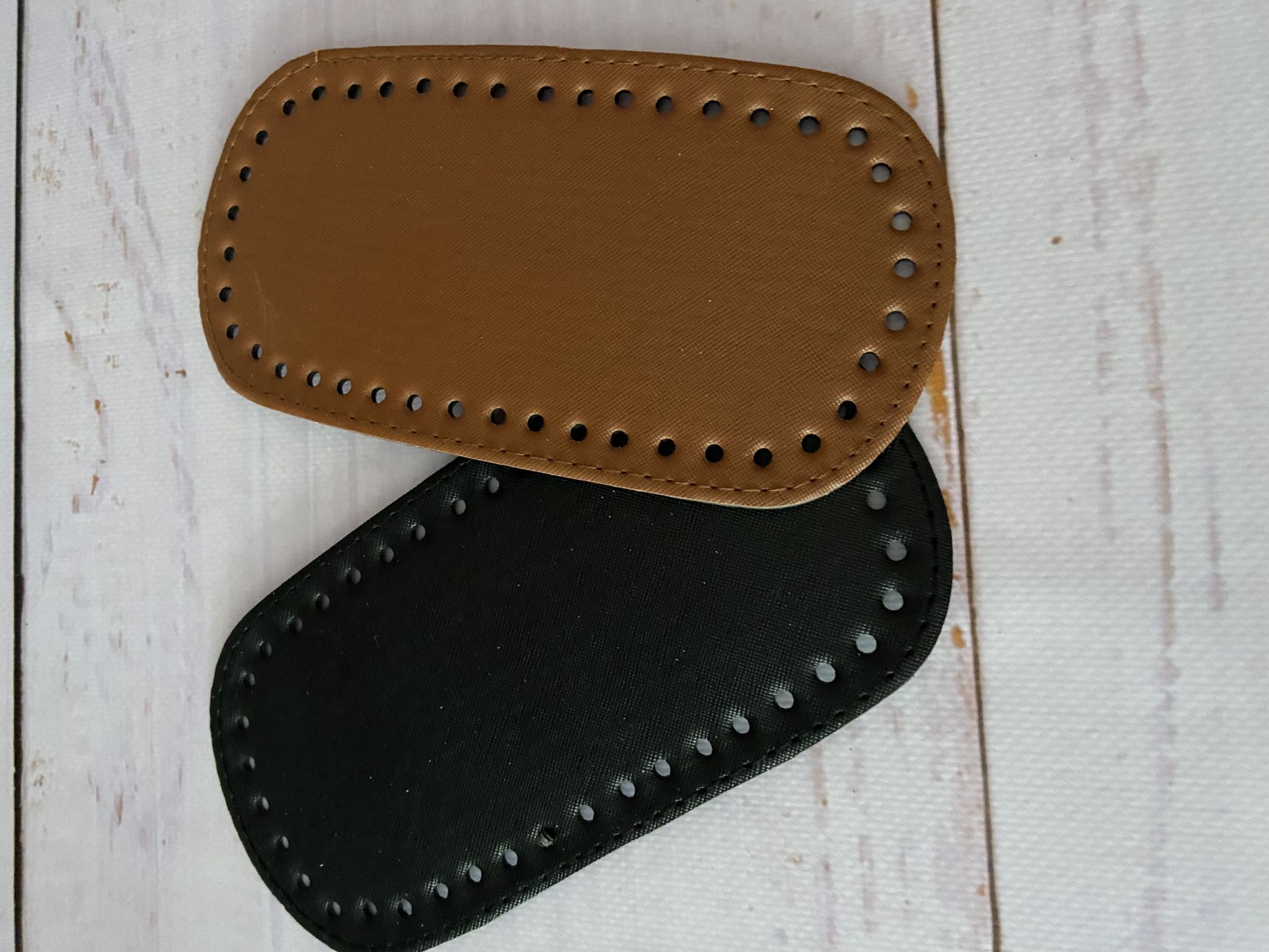 Oval 20,10 Cm Deri Çanta tabanı