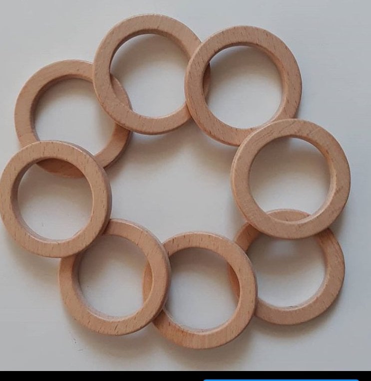 70 MM Kayın Ağacı Halka