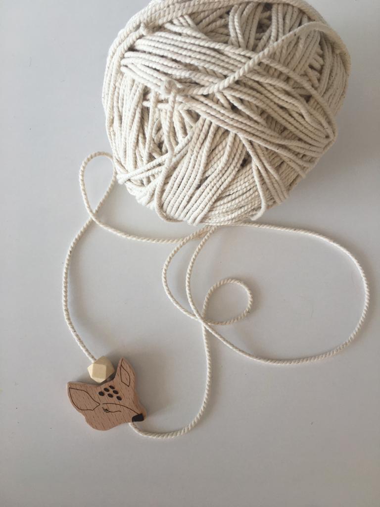 Pamuk Emzik Zinciri İpi 1 Metre