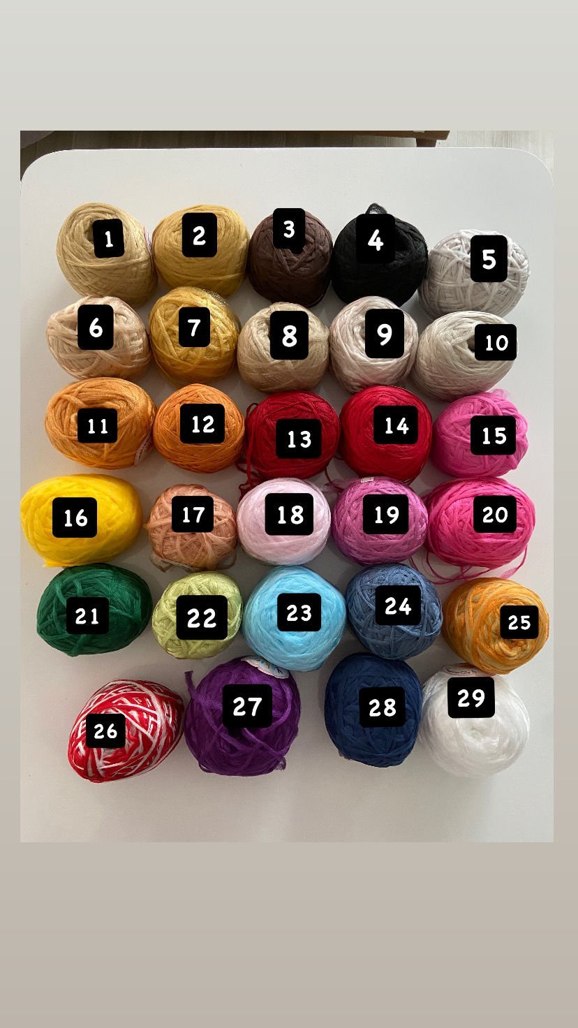 Amigurumi  saç ipi Yekito Saç İpi