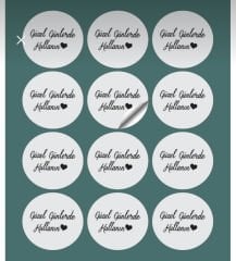 Sticker 12 Adet