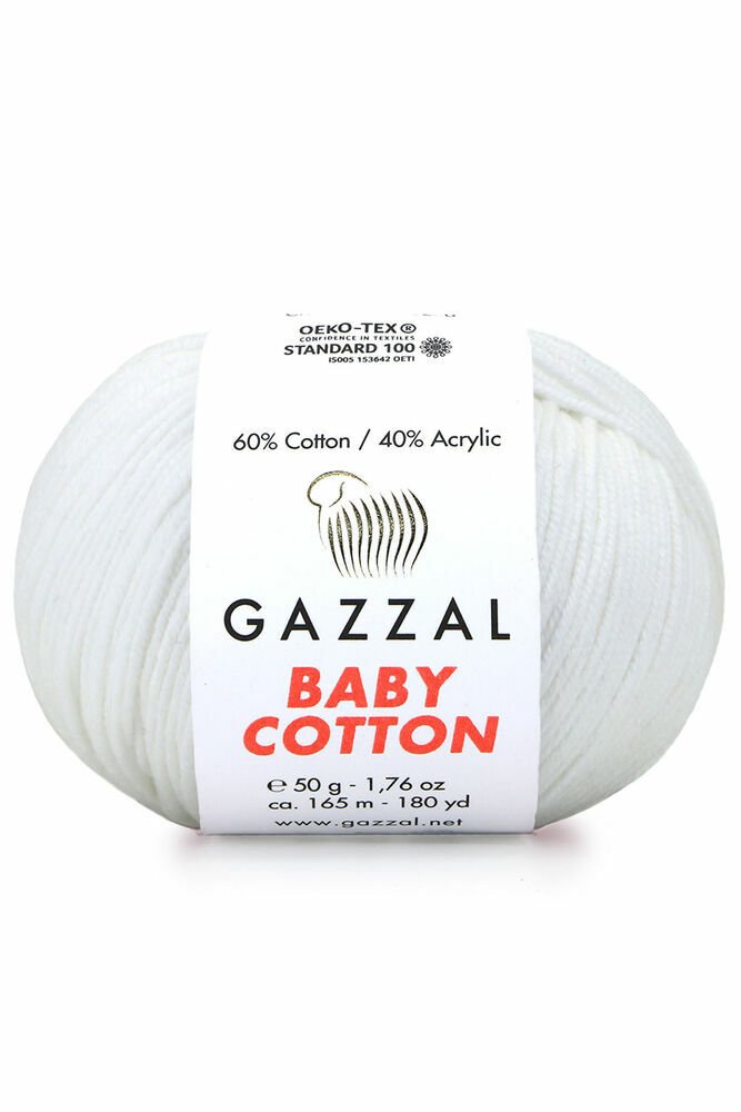 Gazzal Baby Cotton El Örgü İpi Bulut 3410