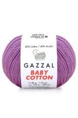 Gazzal Baby Cotton El Örgü İpi Dut 3414