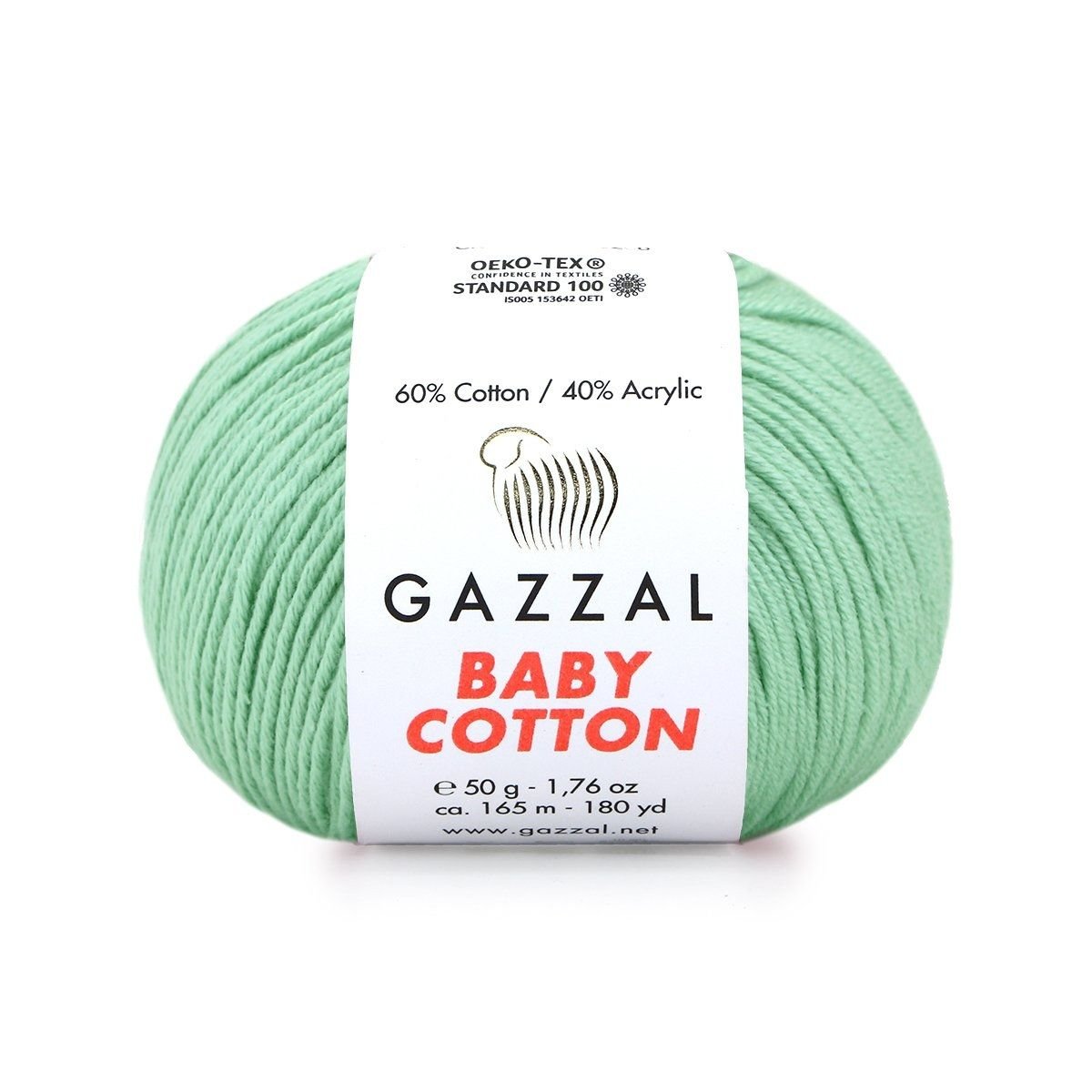 Gazzal Baby Cotton El Örgü İpi Neptün Yeşili 3425