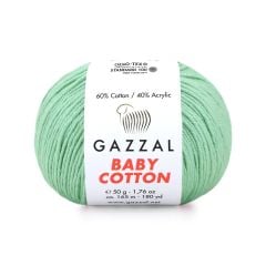 Gazzal Baby Cotton El Örgü İpi Neptün Yeşili 3425