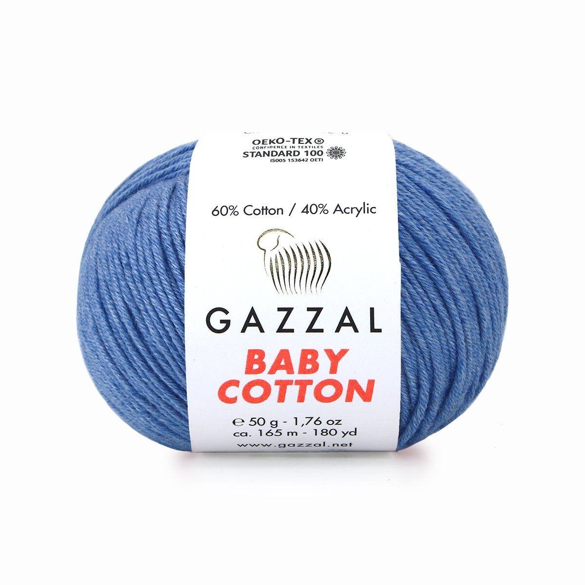 Gazzal Baby Cotton El Örgü İpi Kot Mavi 3431