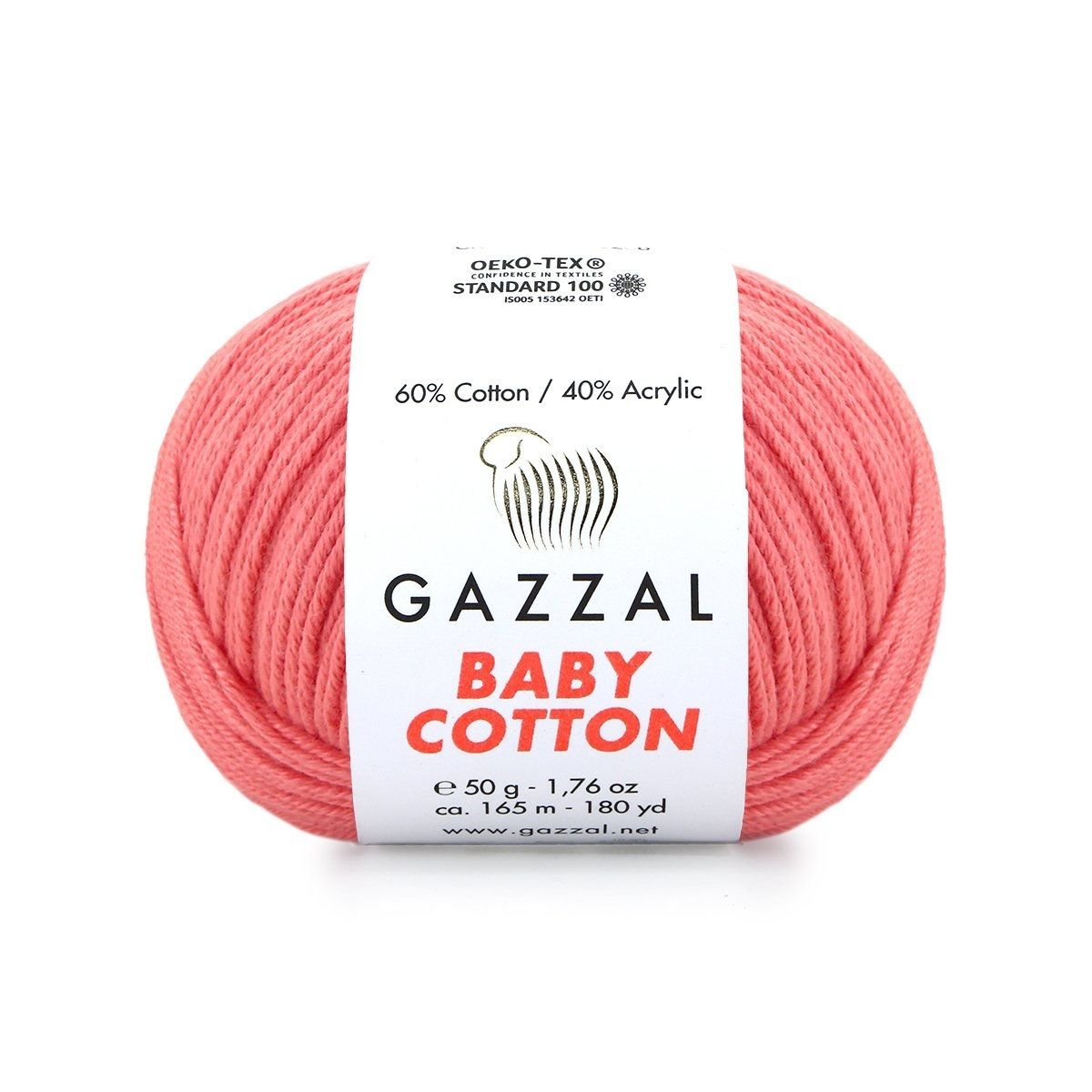 Gazzal Baby Cotton El Örgü İpi Şeftali Çiçeği 3435