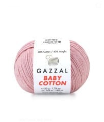 Gazzal Baby Cotton El Örgü İpi Pudra 3444