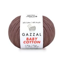 Gazzal Baby Cotton El Örgü İpi Konyak 3455