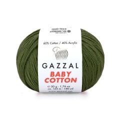 Gazzal Baby Cotton El Örgü İpi Avokado 3463