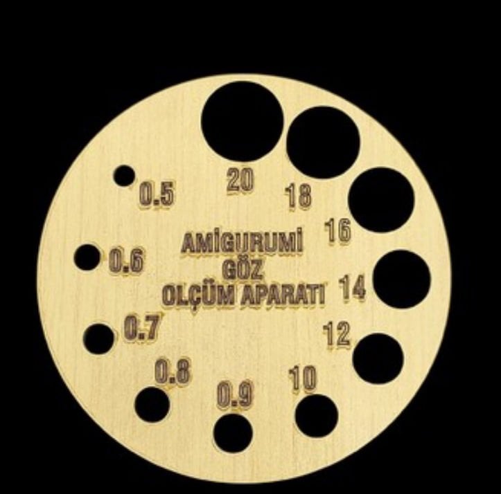 Amigurumi Göz Ölçüm Aparatı - Amigurumi Göz Ölçer -