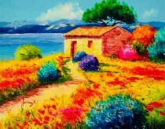 Hı Stone 5d Elmas Boncuk Taş Işleme Mozaik Goblen Kit 50x40cm