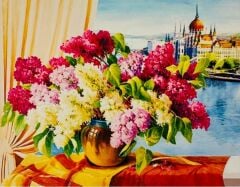 Hı Stone 5d Elmas Boncuk Taş Işleme Mozaik Goblen Kit 50x40cm