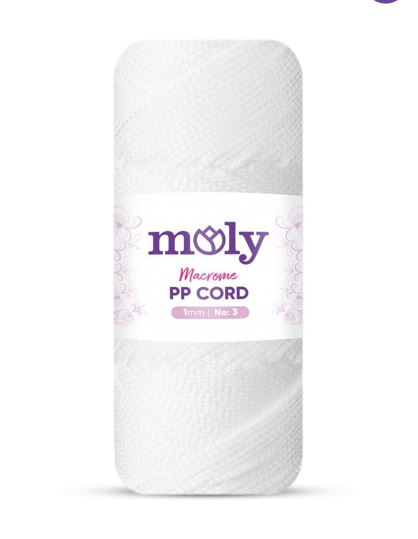 PP Cord Macrome No 3  BEYAZ