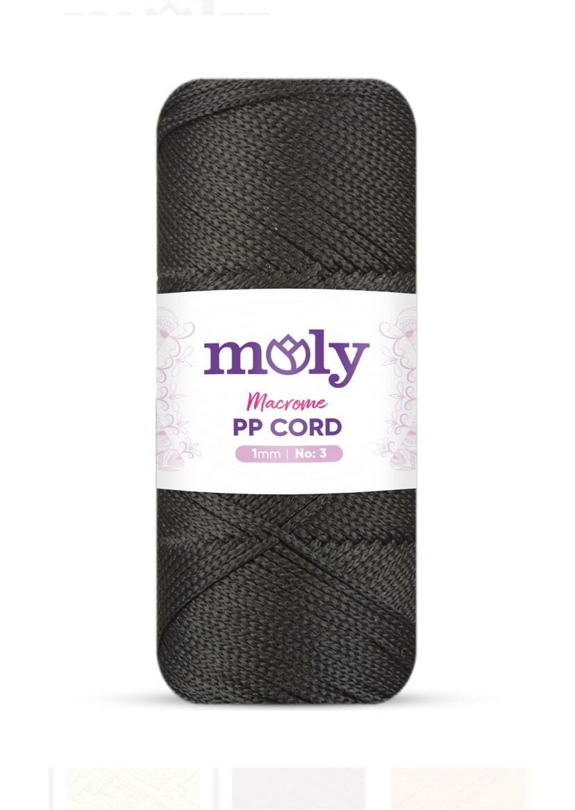 PP Cord Macrome No 3   SİYAH