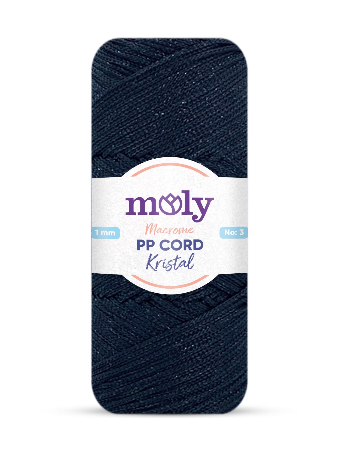 KRİSTAL PP MACROME NO:3  SİMLİ SİYAH