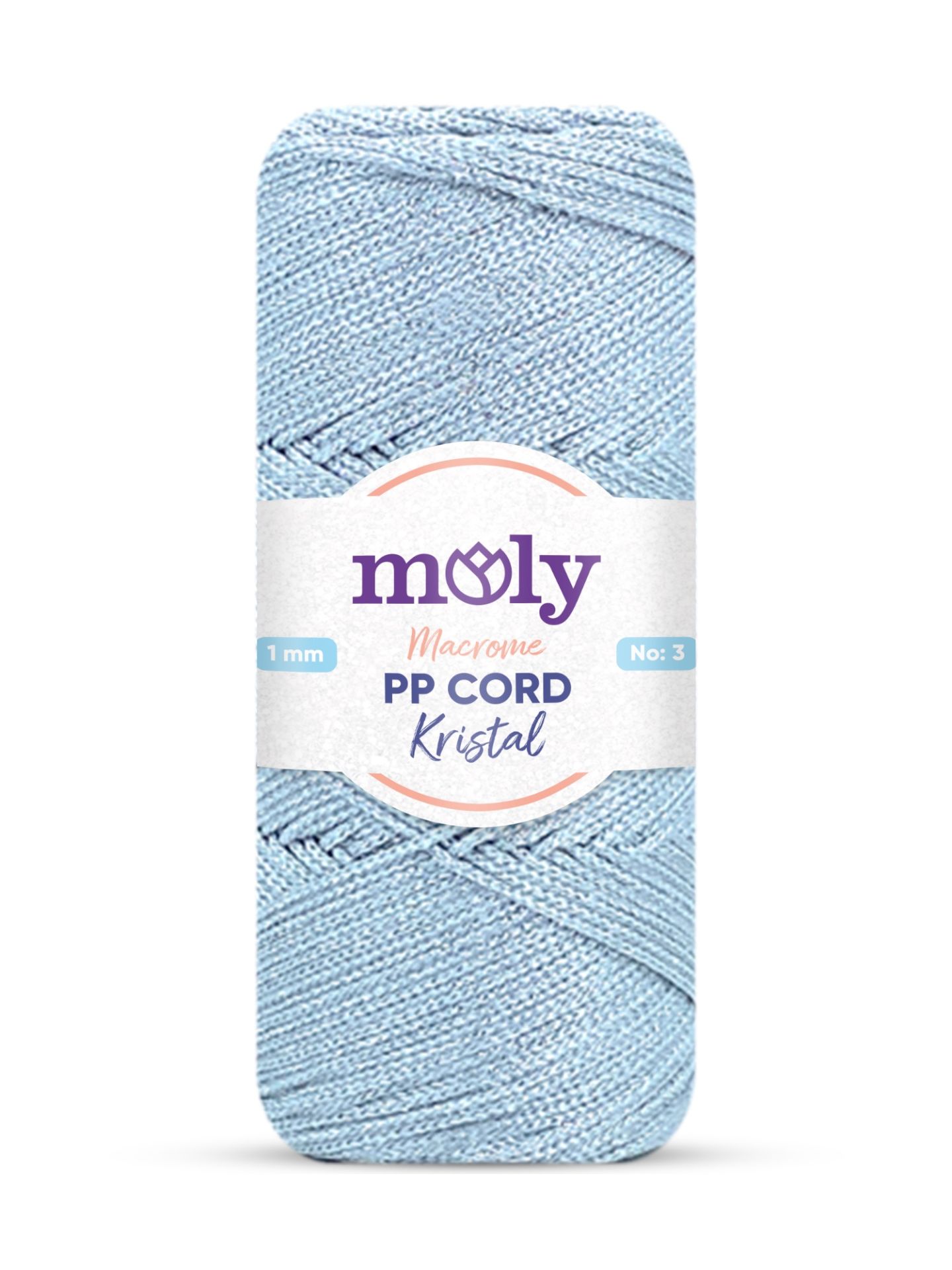 KRİSTAL PP MACROME NO:3  SİMLİ  KOYU GRİ