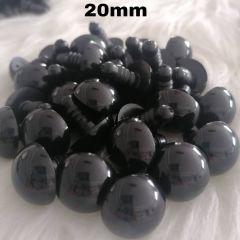 50 Çift İthal 20mm Amigurumi Vidalı Güvenli  Göz