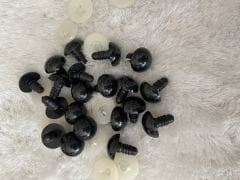 50 Çift İthal 20mm Amigurumi Vidalı Güvenli  Göz