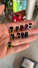 10 mm renkli ithal vidalı güvenli amigurumi göz