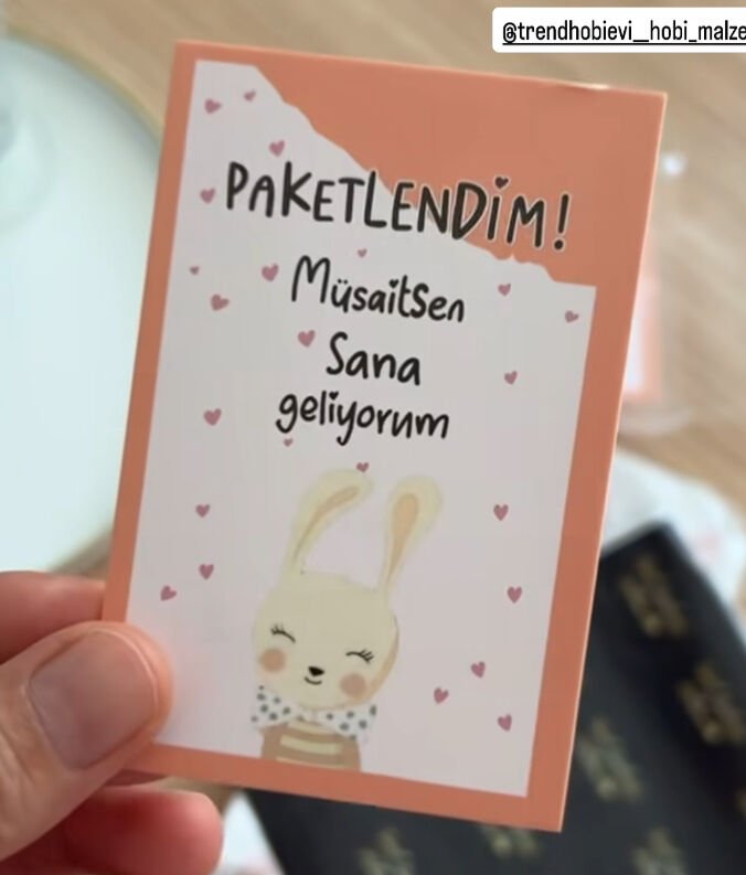 Paketleme kartı
