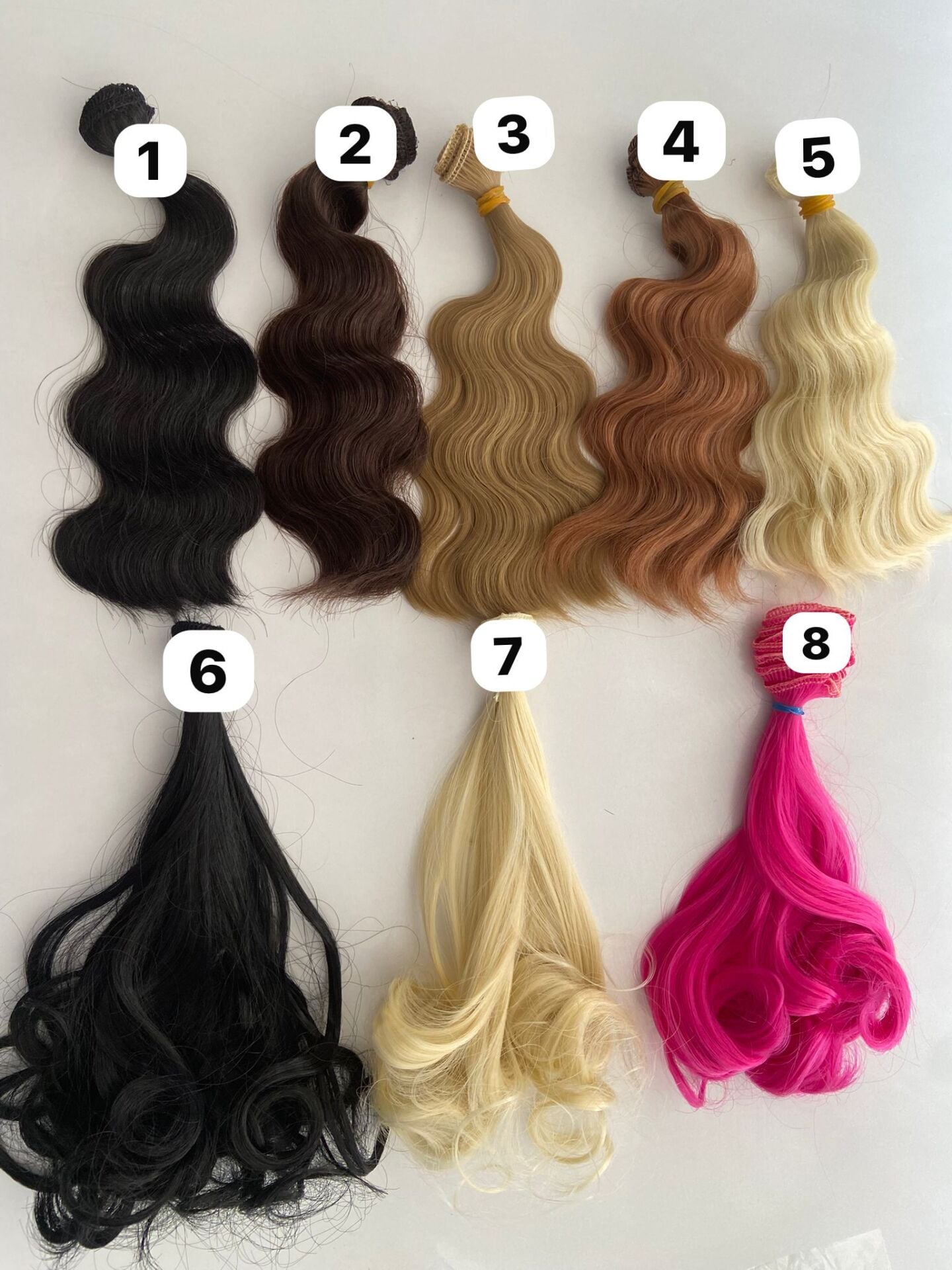 Amigurumi sentetik saç