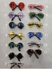 8,5 cm Cam amigurumi gözlüğü