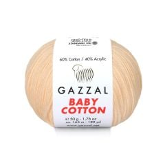 Gazzal Baby Cotton El Örgü İpi Pembe 3469
