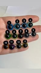 12 Mm İthal Birinci Kalite Renkli Göz 1 Çift