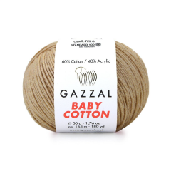 Gazzal Baby Cotton El Örgü İpi Pembe 3424