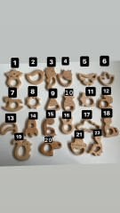 Ahşap Figürlü Diş Kaşıyıcı