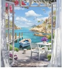 Hı Stone 5d Elmas Boncuk Taş Işleme Mozaik Goblen Kit 50x40cm(Kopya)