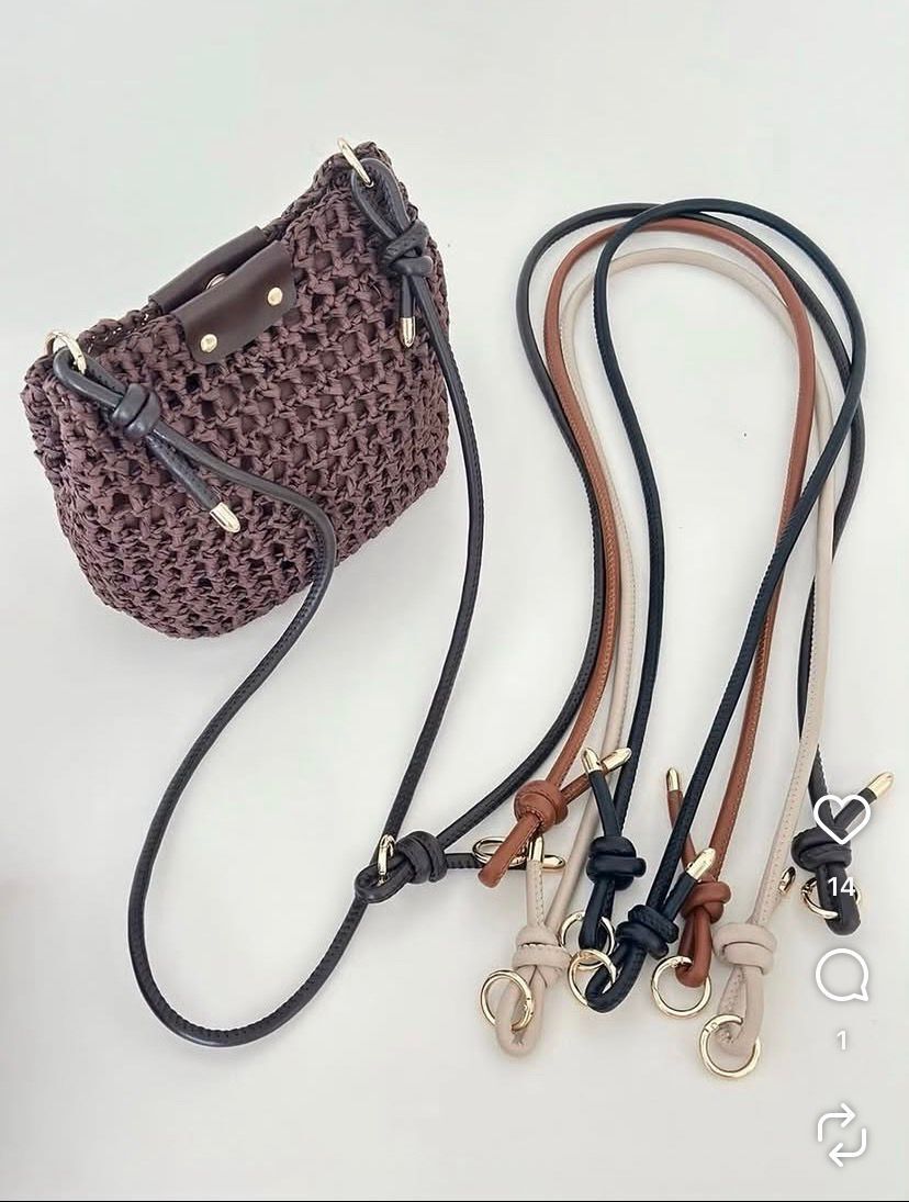 Düğüm model çanta askısı