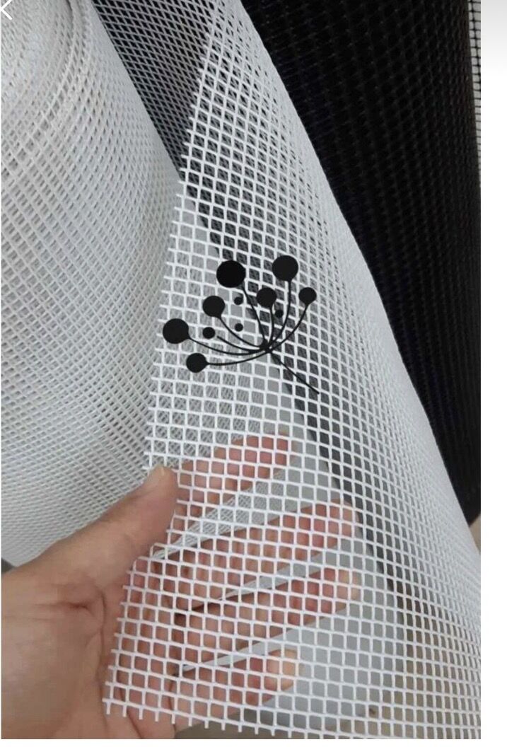 Büyük Delikli Beyaz Canvas 50*100 cm